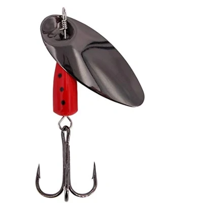 Abbildung von FISHN Black Spinner 14,5gr, 4,8cm Der Ultimative zum Angeln auf Hecht, Lachs, Zander, Forelle, Barsch