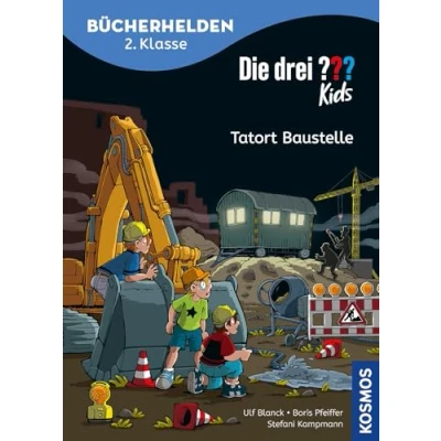 Abbildung von Die drei ??? Kids, Bücherhelden 2. Klasse, Tatort Baustelle: Gut lesen können Kinderbuch für Erstleser ab 7 Jahren Spannende Detektivgeschichten mit Justus, Peter und Bob