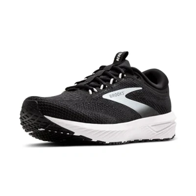 Abbildung von Brooks Revel 7 Laufschuh Neutral, Herren, Größe: 41, Black white Schuhe