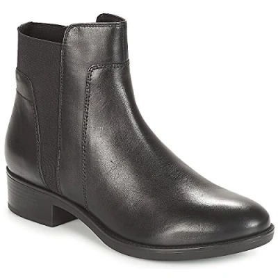 Abbildung von Geox Damen D Felicity Stiefeletten, Schwarz, 42 EU