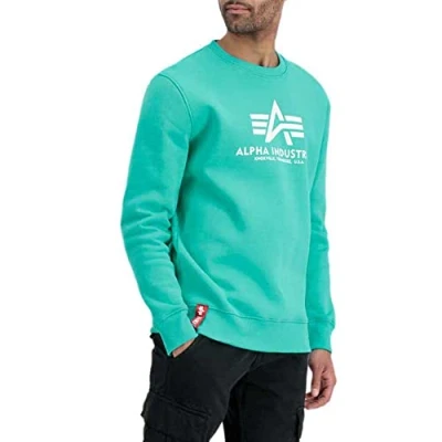 Abbildung von Alpha Industries Sweatshirt, Herren, Größe: XL, Atomic green
