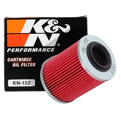 Abbildung von K&amp;N Ölfilter Für Motorräder: die Verwendung mit synthetischen oder konventionellen Ölen. ausgewählte Can Am, Aprilia, Bombardier Motorräder, KN 152 (Kartusche 56 x 75mm) Einheitsgröße