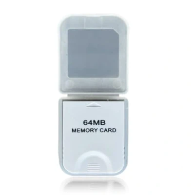 Abbildung von WICAREYO Weiß 64M Speicherkarte für Wii NGC Gamecube Konsole