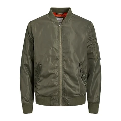 Abbildung von Jack &amp; Jones Ocean Bomberjacke, Herren, Größe: Medium, Grün