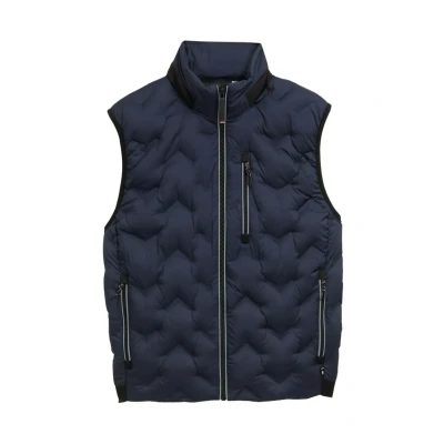Abbildung von TOM Tailor Stepp Weste, Herren, Größe: Small, Sky captain blue