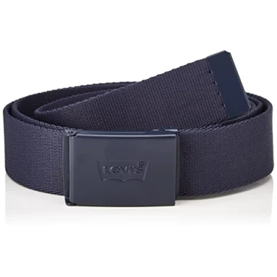 Abbildung von Levi&#039;s Tonal Batwing BELT Unisex Gürtel, Größe: One Size, Navy blue