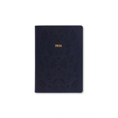 Abbildung von Letts of London Woodland Terminplaner 2025, A6, Wochenansicht, Marineblau