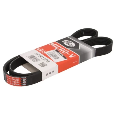 Abbildung von GATES 6PK1208 Keilrippenriemen 1208 6 Polyester, EPDM (Ethylen Propylen Dien Kautschuk) HYUNDAI: i10 II Hatchback