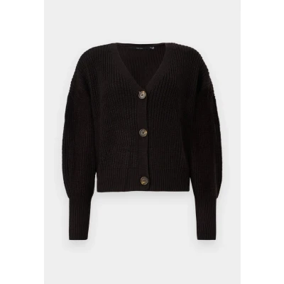 Abbildung von Vero Moda Vmlea LS NOOS Strickjacke, Damen, Größe: Large, Black