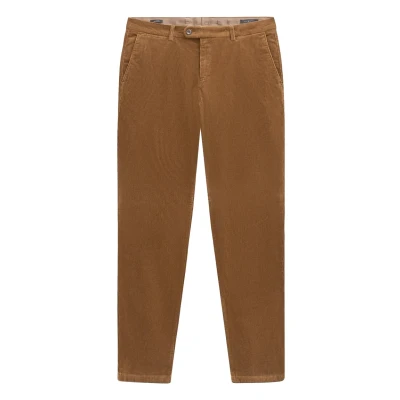 Abbildung von bugatti MIT SOFT Touch &amp; Stretchkomfort Stoffhose, Herren, Größe: 34x34, Camel