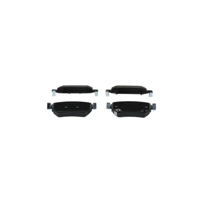 Abbildung von BOSCH 0 986 460 010 Bremsbelagsatz Low Metallic mit akustischer Verschleißwarnung Anti Quietsch Blech, Montageanleitung MAZDA: 6 Saloon