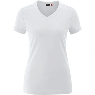 Abbildung von Maier Sports Damen T Shirt Trudy, einfarbiges Kurzarm Piqué Shirt, Schwarz, 38