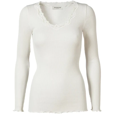Abbildung von Rosemunde Babette Langarmshirt, Damen, Größe: Medium, New white