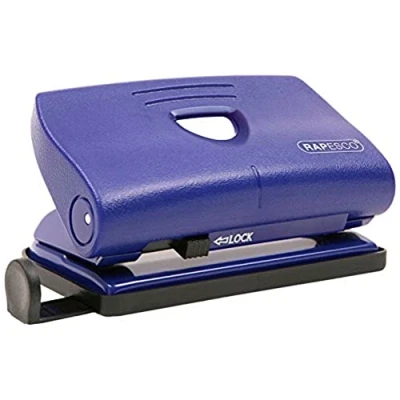Abbildung von Rapesco PF87S0L1 810 P 2 fach Locher, 12 Blatt Stanzkapazität, Blau