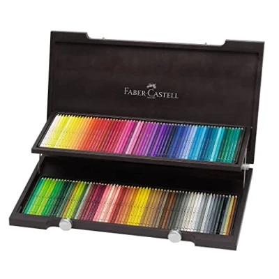 Abbildung von Faber Castell 117513 Aquarellstifte Albrecht Dürer, 120 Buntstifte im Holzkoffer