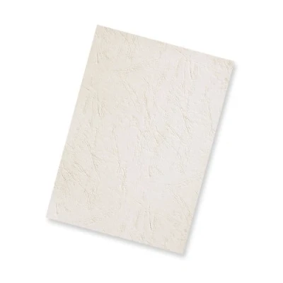 Abbildung von Pavo Einbanddeckel Lederoptik DIN A4, 250 g/m², 100 er Pack,Farbe: Elfenbein