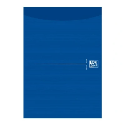 Abbildung von Oxford Briefblock A4 blanko, Lineatur 20, 50 Blatt, blau, 10 Stück
