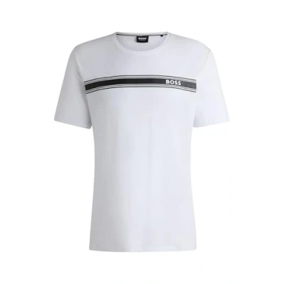 Abbildung von BOSS Urban Nachtwäsche Shirt, Herren, Größe: Large, White