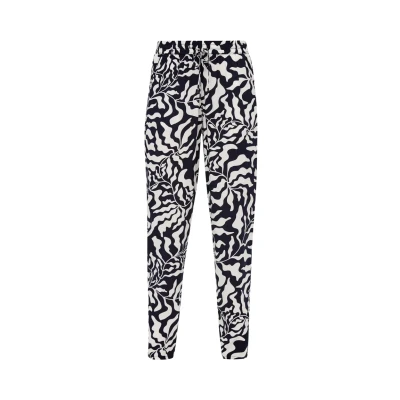 Abbildung von s.Oliver Schlupf MIT Tapered LEG Stoffhose, Damen, Größe: 34, Navy