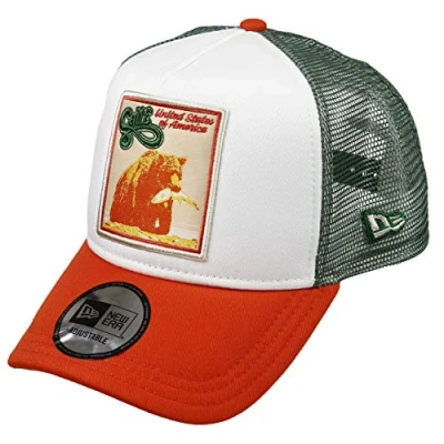 Abbildung von New Era California Bear Multicolour A Frame Adjustable Trucker Cap One Size