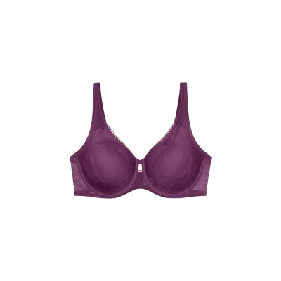 Abbildung von Triumph Women&#039;s Wild Rose Sensation W01 Bra, Flower Purple, 80D