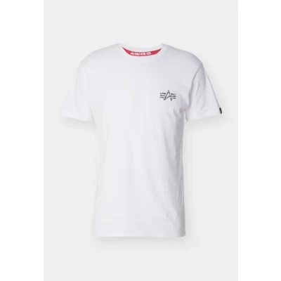 Abbildung von Alpha Industries Signature Tshirt print, Herren, Größe: XXL, White