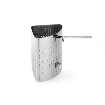 Abbildung von HENDI Pastaeinsatz, für Kochtopf 831700, Satiniert mit hochglanzpoliertem, verstärktem Rand, mehrfach punktgeschweißte Griffe, 1,5L, 160x160x(H)230mm, Edelstahl 18/10