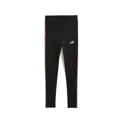 Abbildung von PUMA Damen ESS GRAPHIC ANIMAL Leggings jogginghose damen, Black,