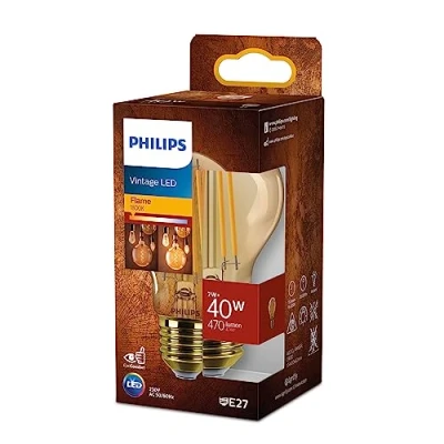 Abbildung von Philips LEDclassic E27 Lampe Gold, ersetzt 40W, warmweiß (1800 Kelvin), Dekolampe