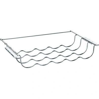 Abbildung von Bosch KSZ10020 / Flaschenablage für aufgelistete EINBAU Kühlgeräte von bis zu 5 Flaschen 28,7 x 47,8 7,7 cm (L B H) lebensmittelecht chrom