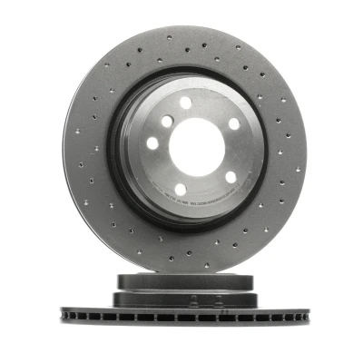 Abbildung von BREMBO XTRA LINE 09.A270.1X Bremsscheibe 336 22 5 gelocht/innenbel. beschichtet hochgekohlt mit Schrauben BMW: 3 Convertible, Coupe, Saloon