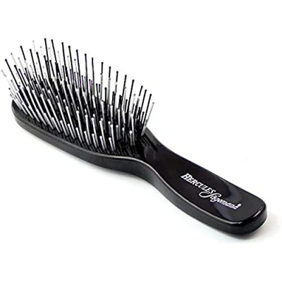 Abbildung von HERCULES SÄGEMANN Zauberbürste Piccolo Schwarz Hochwertige Scalp Brush für sanftes Entwirren ohne Ziepen. geeignet nasses und trockenes Haar. Farbe: Größe: