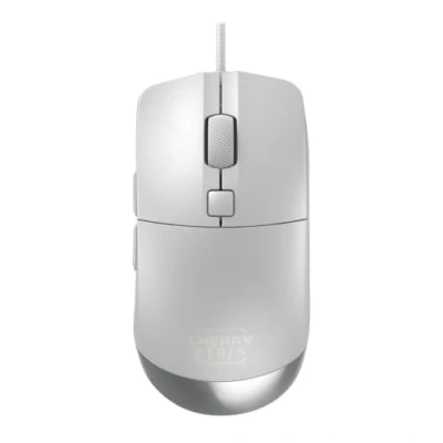Abbildung von CHERRY XTRFY M50, Leichte Kabelgebundene Gaming Maus, Ergonomische Form für Optimalen Komfort und Kontrolle, 5 On Board Profile, USB A Anschluss, Weiß