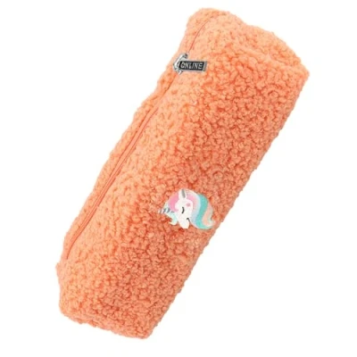 Abbildung von Online Federmäppchen Peach Unicorn I Stylische Federtasche für Mädchen &amp; Jungen, ideal Schule, Uni Büro Pencil Case mit praktischem Reißverschluss zur Aufbewahrung von Stiften Kosmetik
