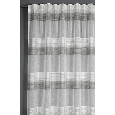 Abbildung von GARDINIA Vorhang mit verdeckten Schlaufen und Gardinenband, Blickdicht, Lichtdurchlässig, Gardine Etamine, Grau, 140 x 175 cm
