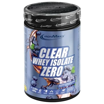Abbildung von Clear Whey Isolate Zero Blueberry Ice Tea 400g Zuckerfreies Protein Pulver, Leckerer &amp; erfrischender High Drink mit 25g Eiweiß pro Portion