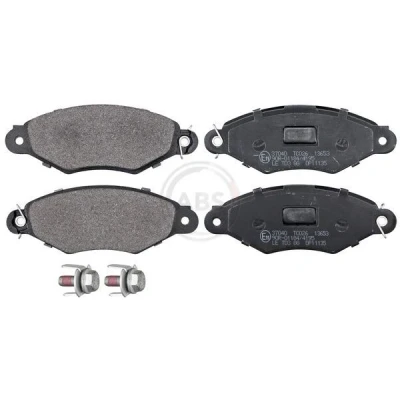 Abbildung von A.B.S. 37040 Bremsbelagsatz ohne integrierten Verschleißsensor RENAULT: Kangoo II / Grand Kangoo, I Express, I, PEUGEOT: 306 Hatchback