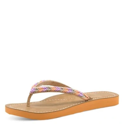 Abbildung von Tamaris Zehentrenner, Sommerschuh, Schlappen, Strandschuh in Flechtoptik