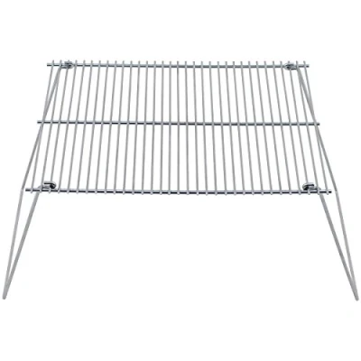 Abbildung von MFH Klappbarer Grillrost 38 x 25 cm Outdoor Grillgitter zum Aufstellen Rost Strandgrill