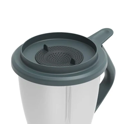 Abbildung von Wundermix WUUFO Spritzschutz für Thermomix &amp; Monsieur Cuisine Sieb TM6 / TM5 TM31 MC Smart/MC Trend/MC Connect Zubehör