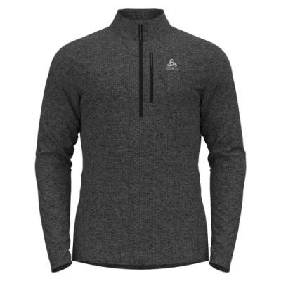 Abbildung von ODLO Tencia Langarmshirt, Herren, Größe: 58/60, Dark grey melange