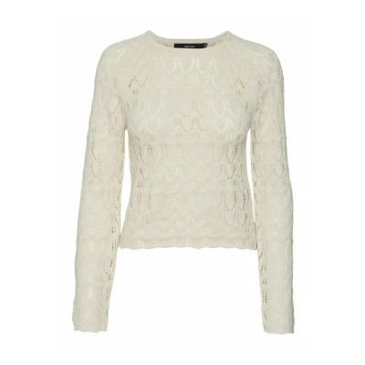 Abbildung von VERO MODA Damen VMNEWFABIENNE LS O Neck NOOS Pullover, Birch, XS