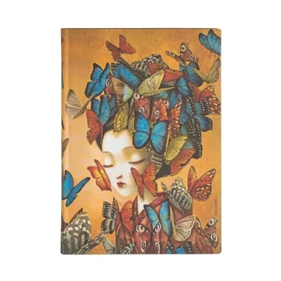 Abbildung von Paperblanks Madame Butterfly Esprit De Lacombe Flexi Midi Lined 100 Gsm