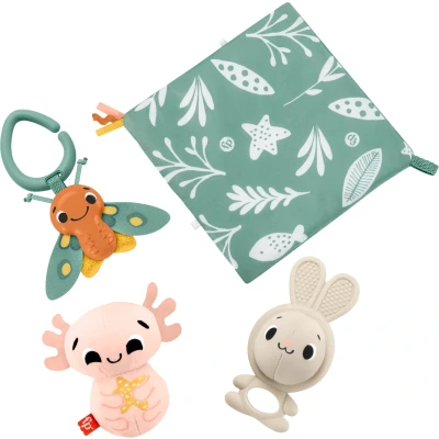 Abbildung von Fisher Price® Greifspielzeug »Geschenkset: Sensorische Erlebnisse«, (Set, 4 tlg.), mit sensorischen Spielzeugen