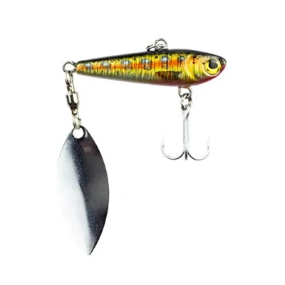 Abbildung von FISHN REALSPINNY Spinnerbait, Jig, Spinnerköder, Gewicht: 20g, Größe: 5,cm, Spinnerblatt: 3,8cm, Kunstköder, zum Spinnfischen auf Raubfische wie Hecht, Barsch, Forelle, Zander (012 Trout)
