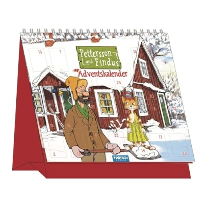 Abbildung von Adventskalender &quot;Pettersson und Findus&quot;: Mit 24 Türchen auf dem Cover: Aufstelladventskalender