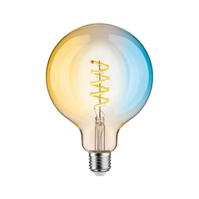 Abbildung von Paulmann 291.61 Filament 230V LED Globe Smart Home Zigbee 600lm 7,5W 2200 5500K Tunable White dimmbar Gold
