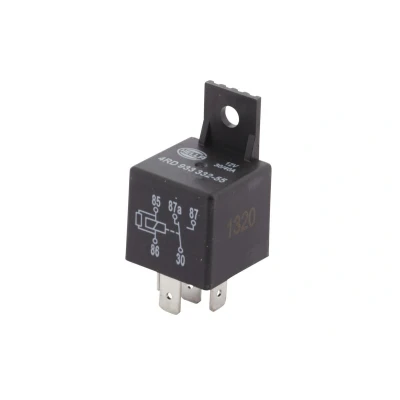 Abbildung von HELLA 4RD 933 332 551 Relais, Arbeitsstrom VOLKSWAGEN: Touareg I, Passat B5 GP Estate, Transporter 5 Bus, AUDI: A4 Avant, Coupe B3, A6 C5 Avant