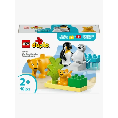 Abbildung von LEGO DUPLO Town 10442 Wildtier Familien: Pinguine und Löwen