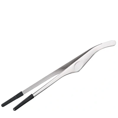 Abbildung von Spring TOOLS FUSION2+ Profi Pinzette 30 cm rostfreies Edelstahl lange Zum Kochen, Grillen oder Braten Kochpinzette Grillpinzette Bratpinzette Spitzzange lang